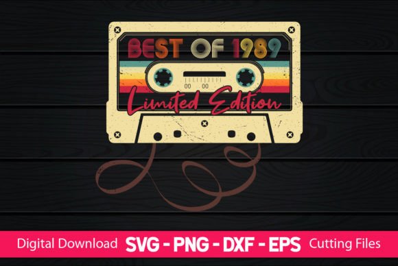 Best of 1989 Funny 34th Birthday Graphics for Crafts