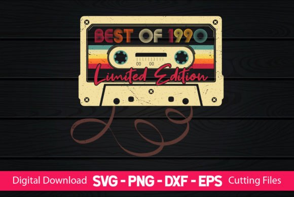 Best of 1990 Funny 33th Birthday Graphics for Crafts