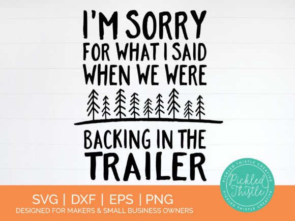 Fun Camping Saying SVG for Crafts and Graphics