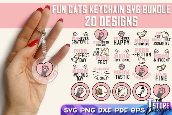 Fun Cats SVG Design for Local Business Branding