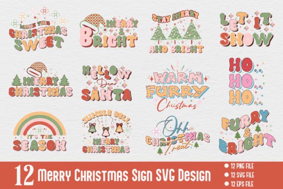Fun Christmas Graphics for Local Crafts