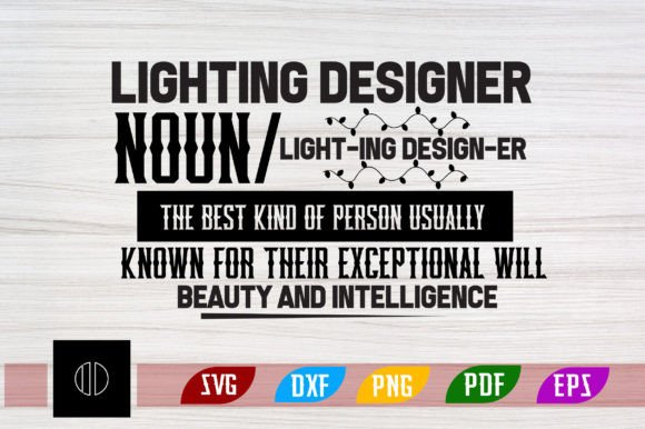 Fun Lighting Designer Svg Graphics for Crafts
