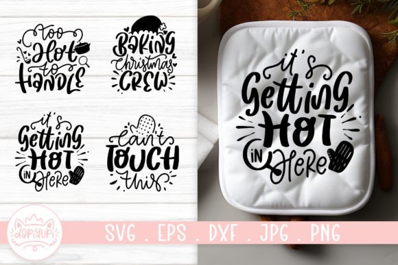 Fun Pot Holder SVG Cut File for Crafts and Graphics