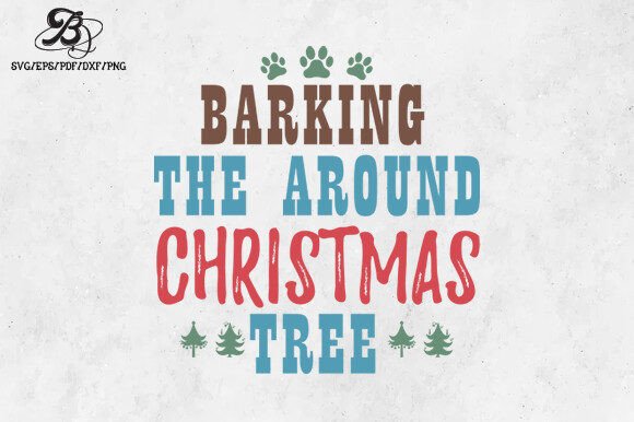 Funny Christmas Dog Saying SVG Design for Crafts and Graphics