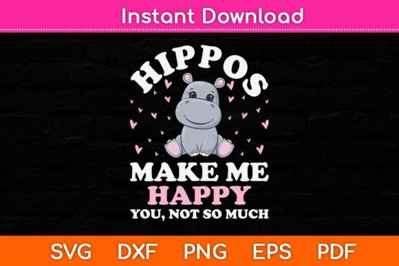 Hippopotenuse Hippopotamus Funny Math Graphics