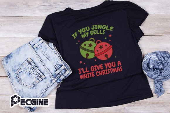 Jingle Bells Funny Christmas Graphics for Crafts
