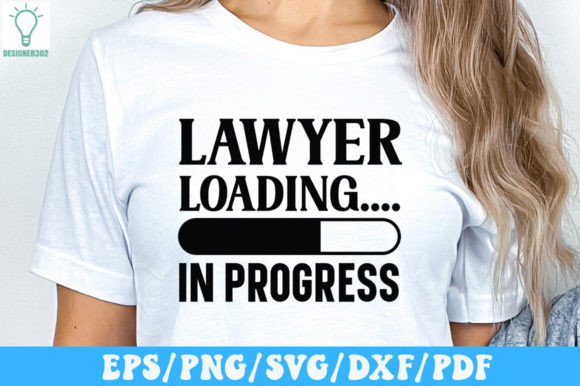 Lawyer Loading SVG for Crafts and Graphics