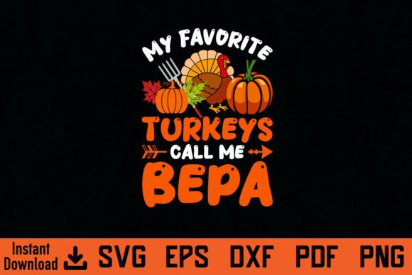 Thanksgiving Graphics for Crafts and Branding
